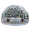 Transparent Spherical Camping Tent, Dome Tent, Starry Sky Tent, Dome, Net, Red, Camp Room, 3.6m Diameter